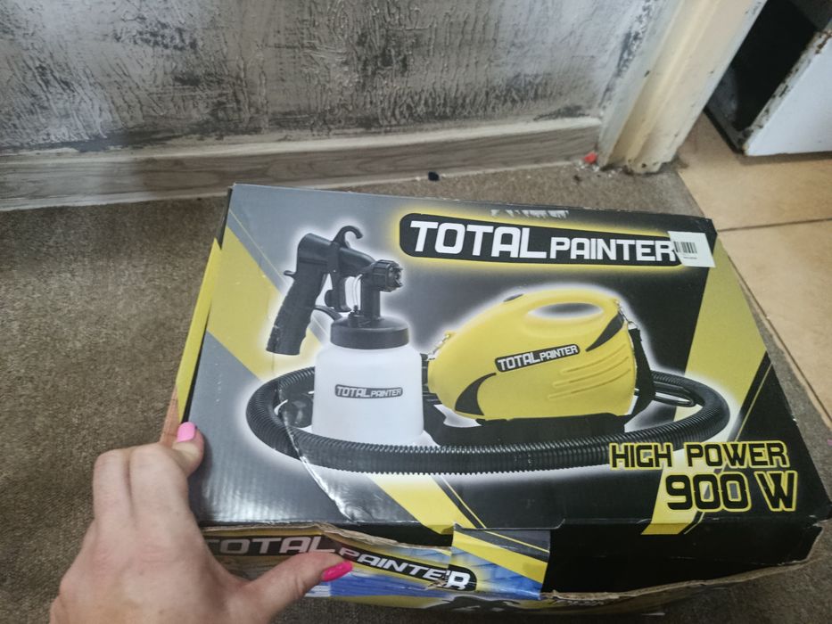 Pistolet malarski natryskowy Total Painter 900W -  Stan BDB!
