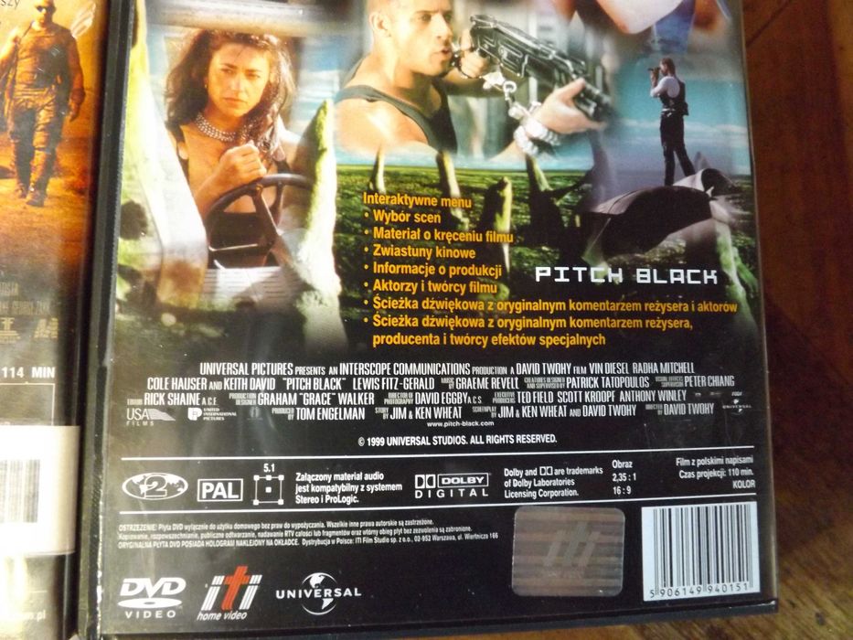 Kroniki Riddicka Pitch Black film dvd