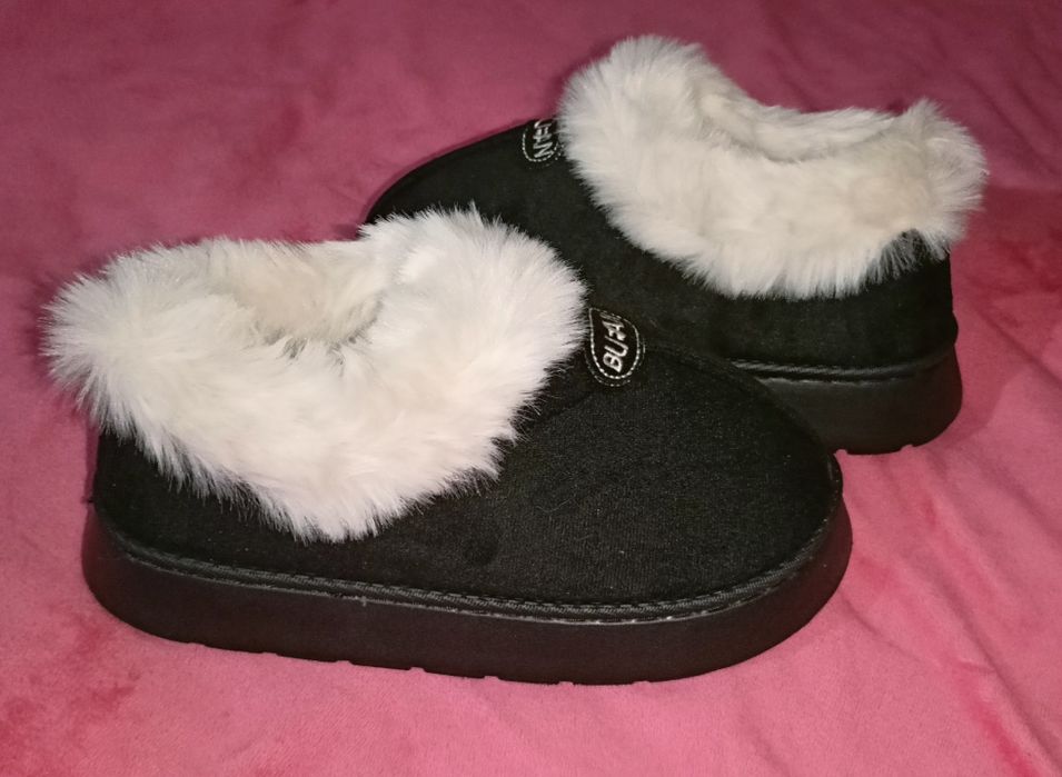 Распродажа теплые зимние женские тапочки угги меховые 36-37 размер