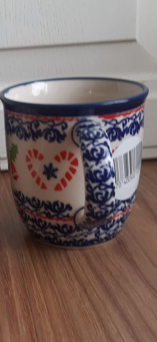 Kubek Bolesławiec unikat