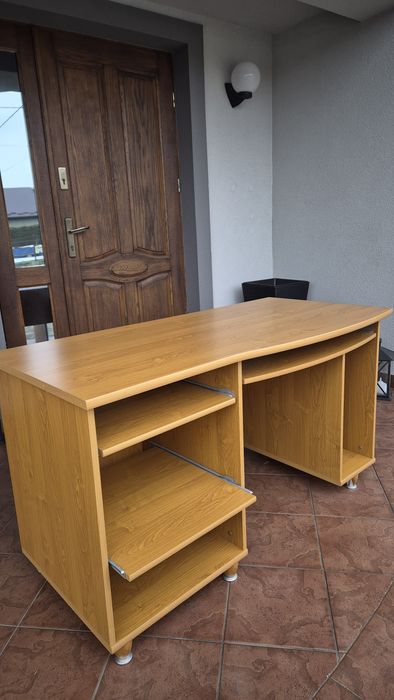 Biurko komputerowe ladne BRW olcha