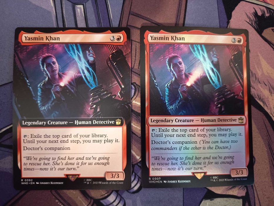 MTG Yasmin Khan Foil + Extended Art Doctor Who
