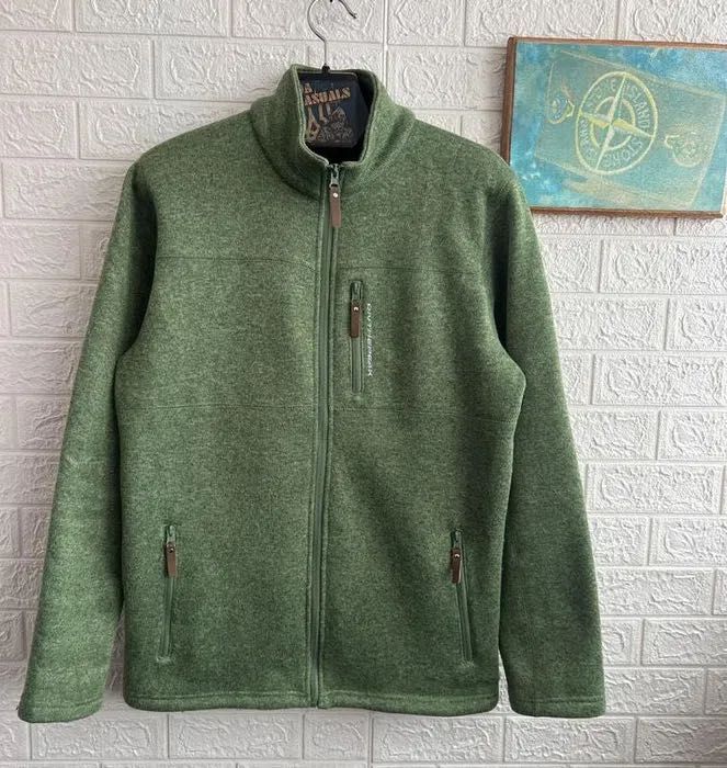 Трекінгова кофта тепла on the peak outdoor на флісі рXL мілітарі олива