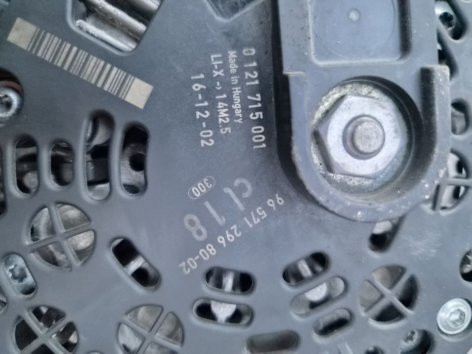 Генератор Citroen C5X7,X6, Peugeot 407,607. 2,7hdi. 0121715001.
