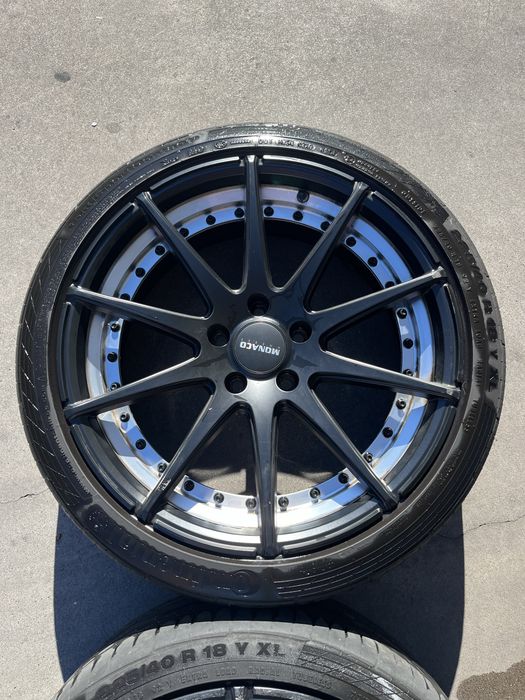 Jantes Monaco Tabac R18 ET40 Furação 5x112 Como Novas
