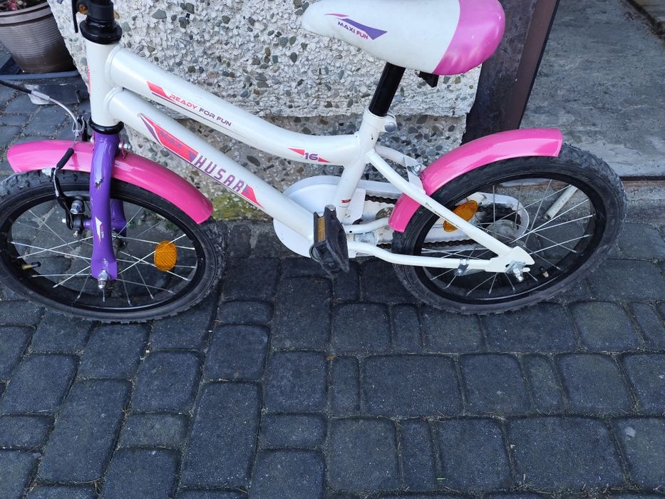Rowerek Husar 16" dziewczecy
