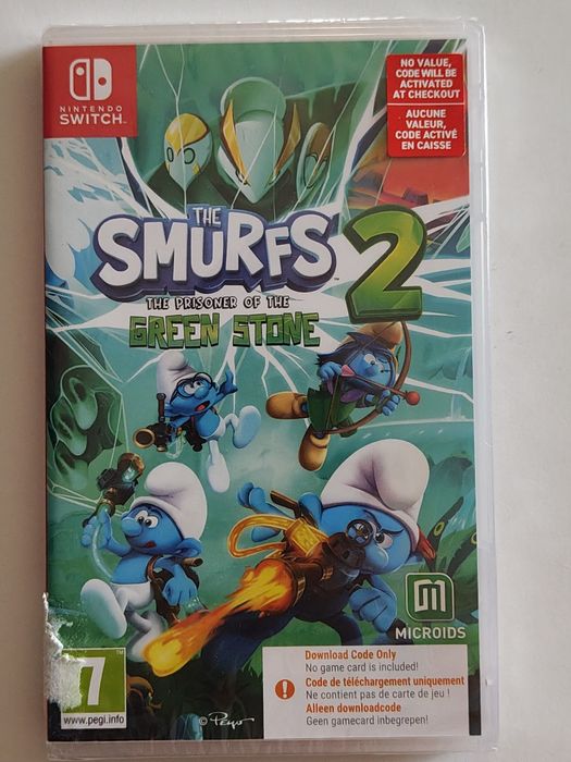 The Smurfs 2 green stone Nintendo switch smerfy kod do gry