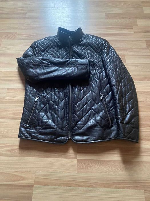 Чоловіча шкіряна куртка Klaros, розмір 52 (L)