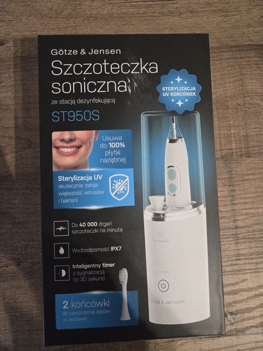 Szczoteczka soniczna gotze&jensen plus sterylizator