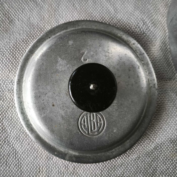 Chaleira antiga em alumínio fundido - Alba nº2