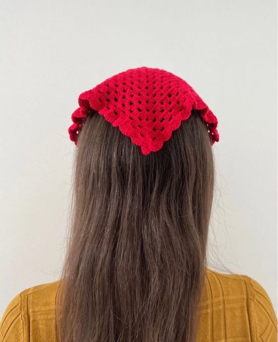 Bandana de crochê