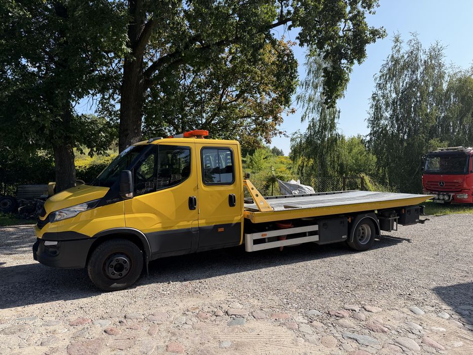 IVECO DAILY EUKRAN 70-180 DUBEL  Płyta Hydrauliczna pomoc drogowa laweta autolaweta