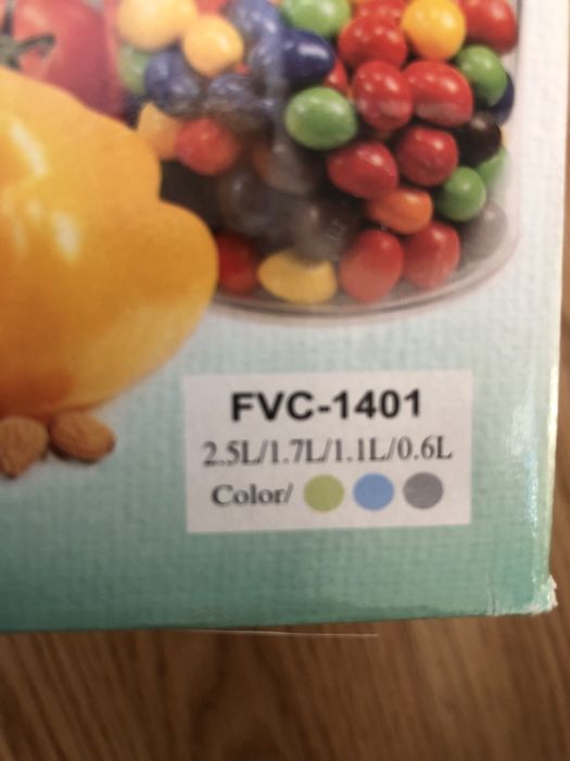 Vacuum 4 pojemniki świeżości do żywności