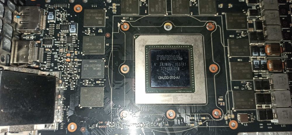 Nvidia GeForce GTX 980 Ti 6Gb  GDDR5 нерабочая