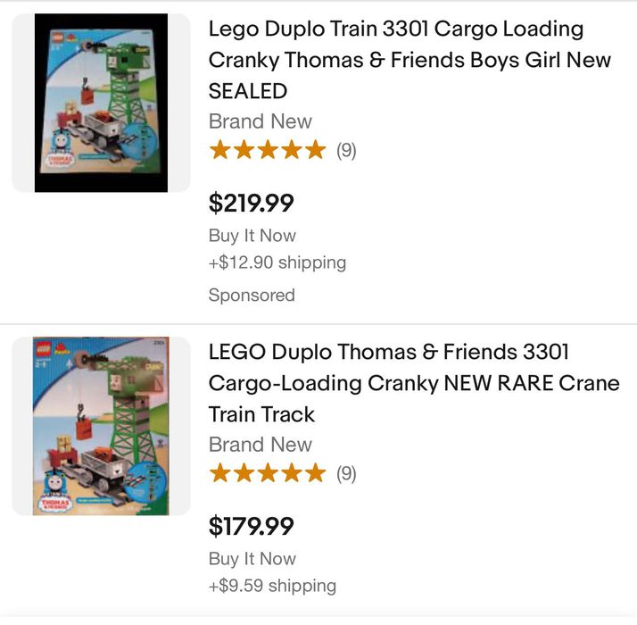 Lego duplo Новий, нерозпакований Cranky Thomas NEW 3301