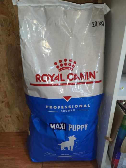 Корм для собак: Mini Starter 20kg, Mini adult 15кг, Purina Pro Plan Large