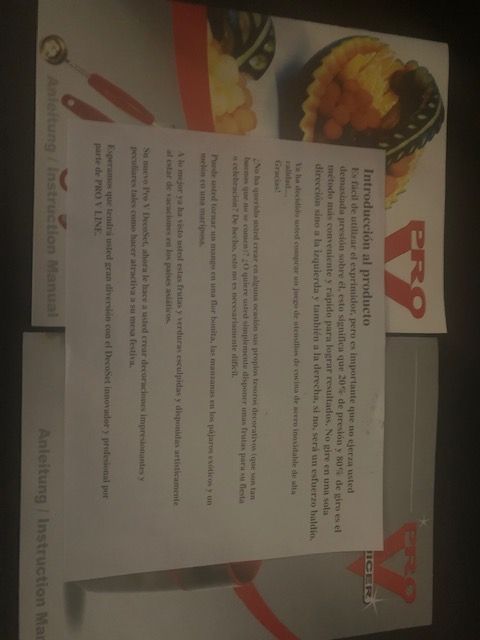 ProV Decoset e ProV Juicer (espremedor e decorador de fruta)