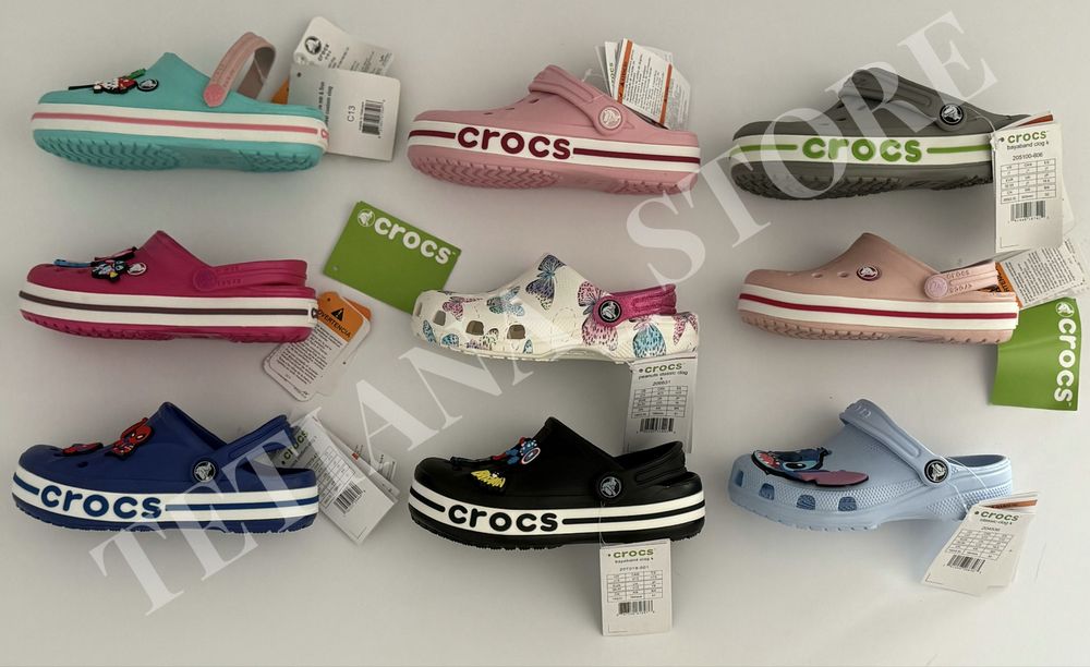 Крокси Crocs Bayaband Clog C8 C9 C10 C11 C12 J1 J2 J3 дитячі