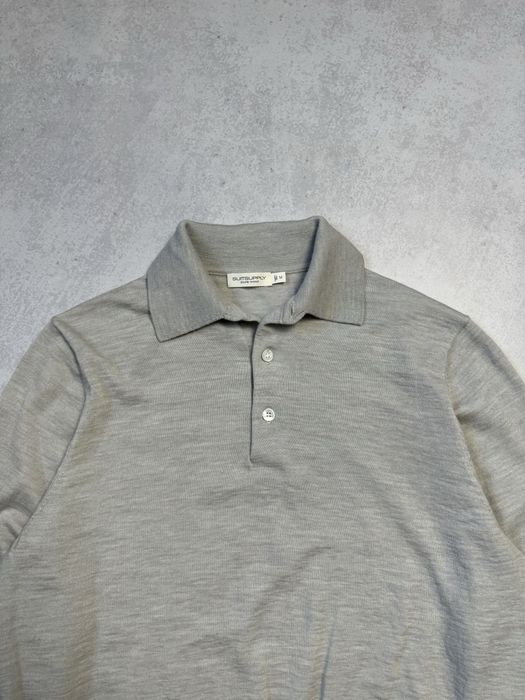 Свитер с воротником Suitsupply 100% Pure Wool мужской в стиле old money оригинал. Чоловічий светр Suitsupply із 100% вовни сірого кольору оригінал