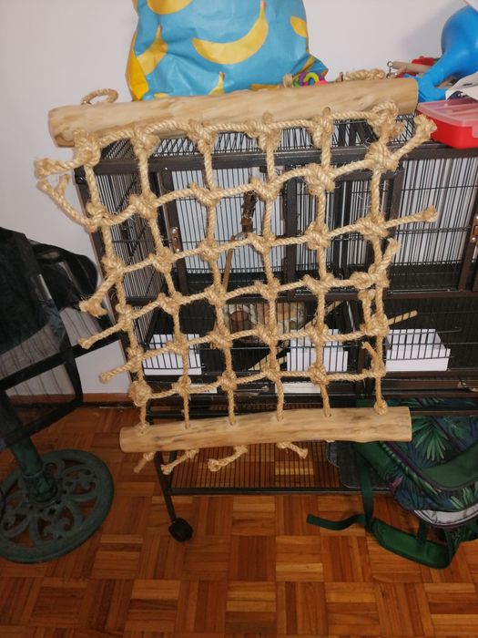 Fonte para pássaros, Rede de escalada para pássaros