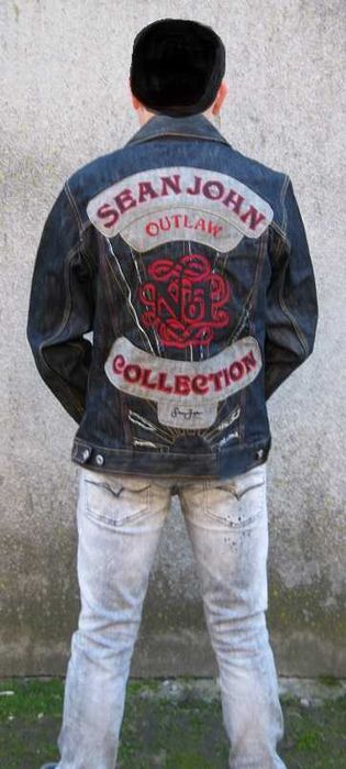 JEDYNA jak NOWA kurtka KATANA bluza SEAN JOHN vintage M/L diesel LEVIS