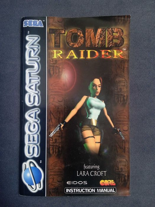 Manual Tomb Raider Sega Saturn