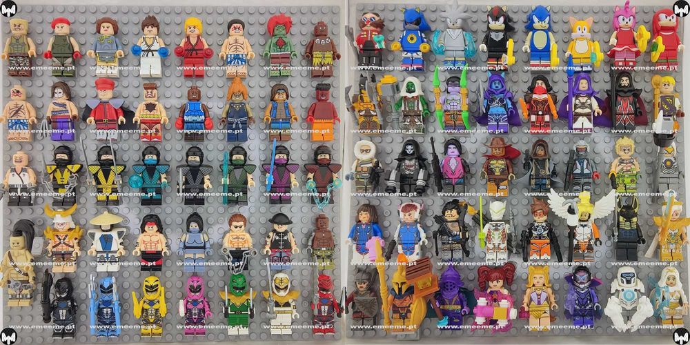 MM - Mini Figuras LEGO - Filmes / Series / Anime / Jogos / Marvel