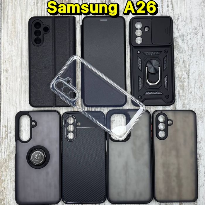 Чохол новий на Samsung A26/ A17. Чехол силиконовый/ матовый/ книжка