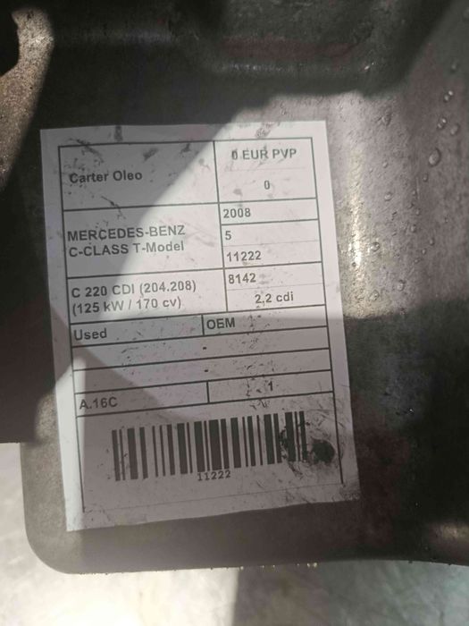 Carter MERCEDES-BENZ Classe C Carrinha (S204)