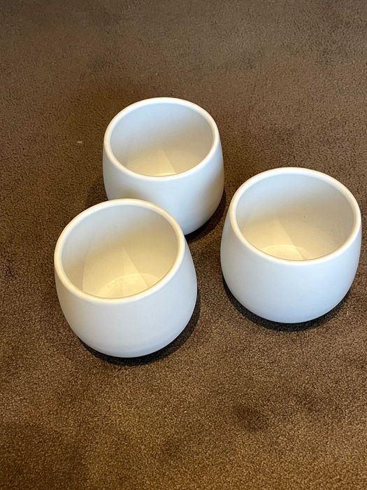 Conjunto 4 vasos brancos