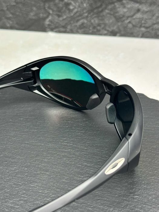 Сонцезахисні окуляри Oakley Eye Jacket Redux чорні овальні з лінзою Prizm Ruby, поляризація, чоловічі, оригінал