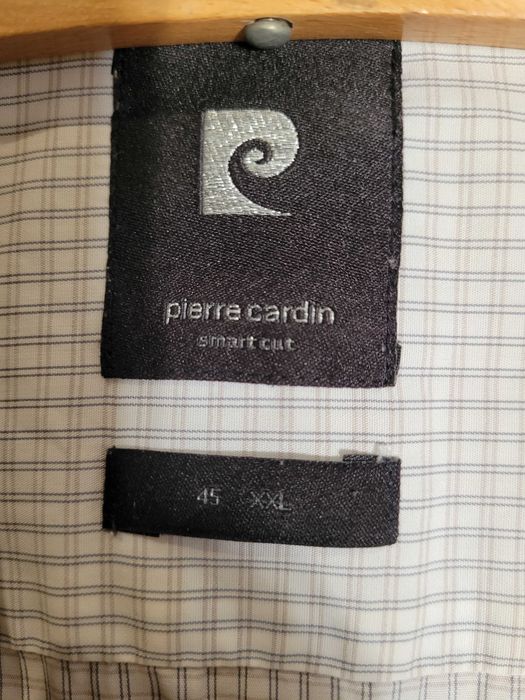 Koszula Pierre Cardin męska. W krateczkę długi rękaw. Rozmiar XXL