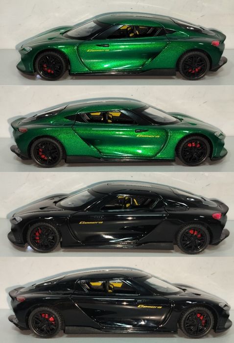 Koenigsegg Gemera GT модель 1:24 Металлическая звук свет