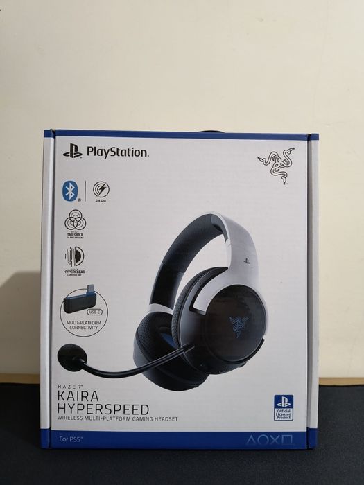 Fone Razer Kaira HyperSpeed Wireless/Bluetooth (para PS5/PC/Telemóveis ...
