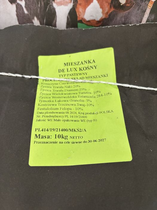 Mieszanka Gorzowska poplon ozimy C1 Materiał kwalifikowany