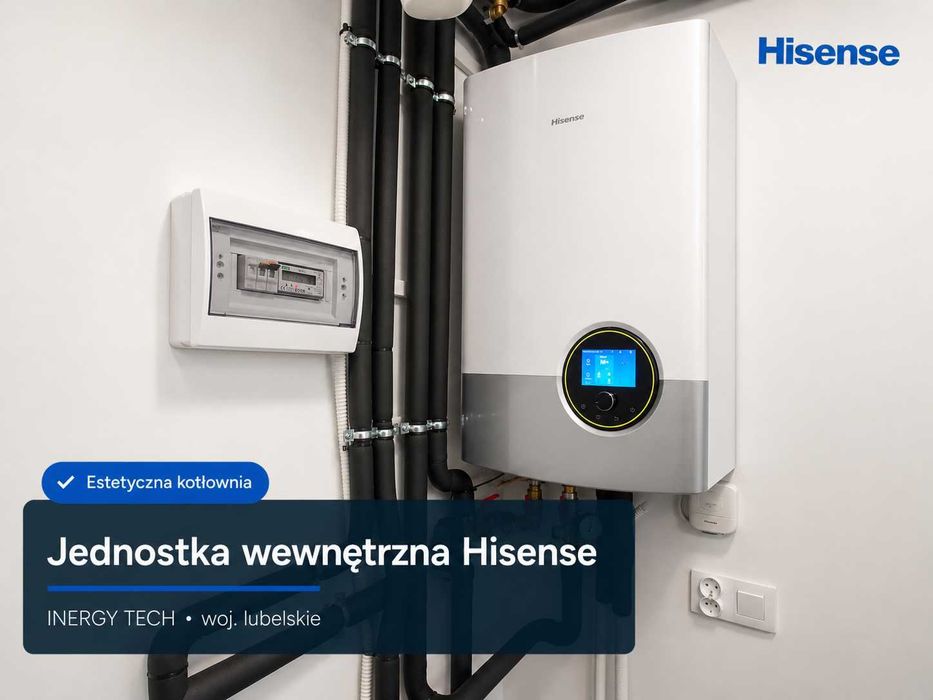 Pompa Ciepła 10 kW Hisense Hitachi z kompletnym montażem