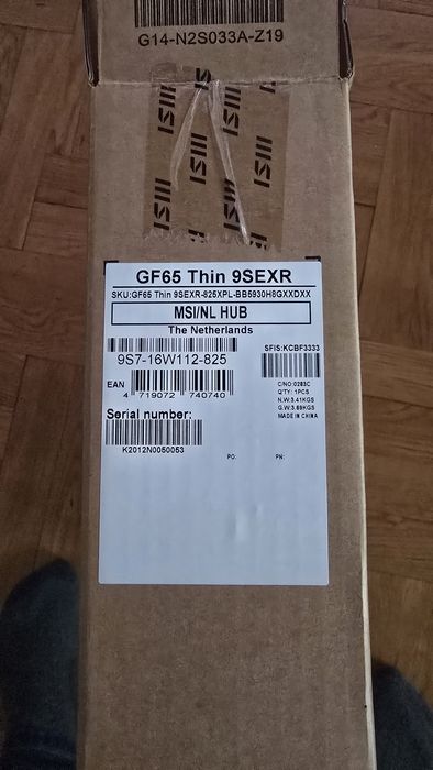 Laptop gamingowy MSI GF65