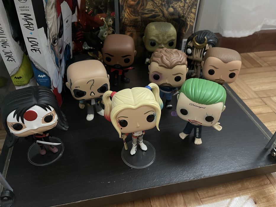 Coleção 9 Figuras Funko Pop Suicide Squad