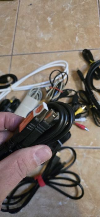 kable HDMI USB AB  Cinch antenowe