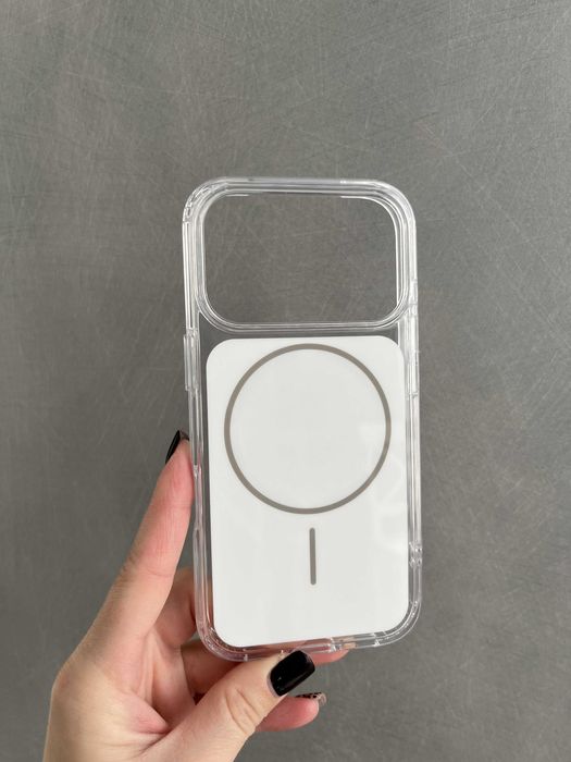 Чохол White Magsafe для iPhone 17 Pro Max айфон 17 про макс чехол кейс