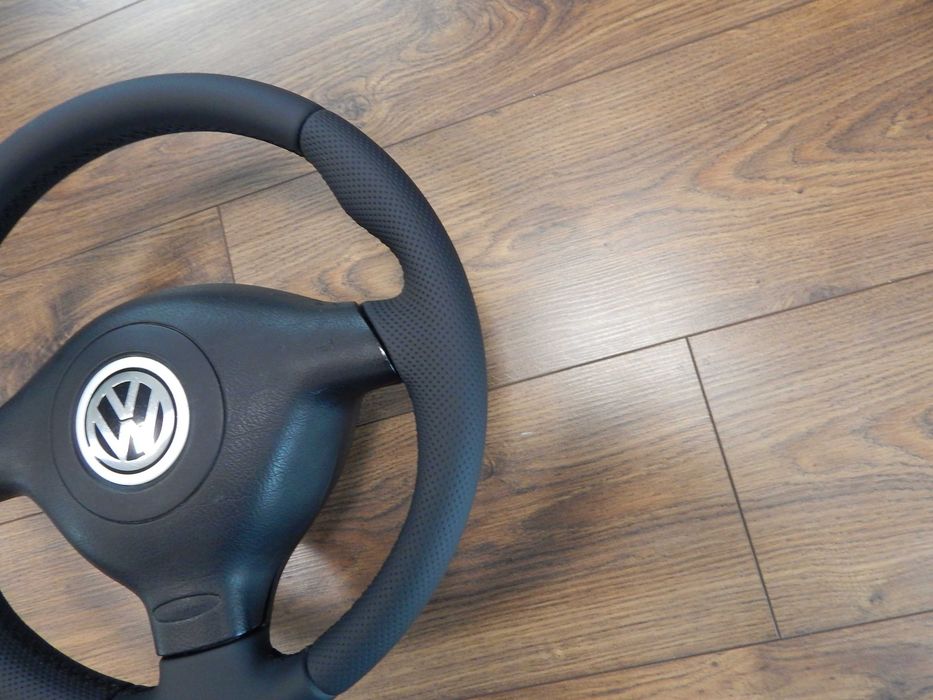 Kierownica + poduszka VW Golf IV Passat B5 Bora nowa skóra