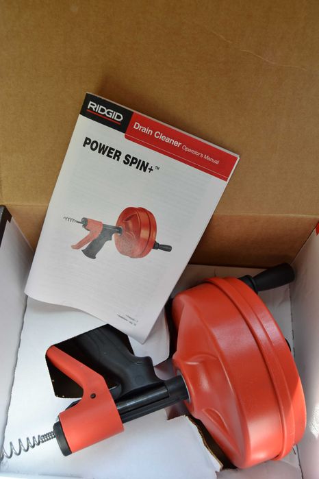 RIDGID Power Spin+ для прочистки засоров трубопроводов трос канализаци