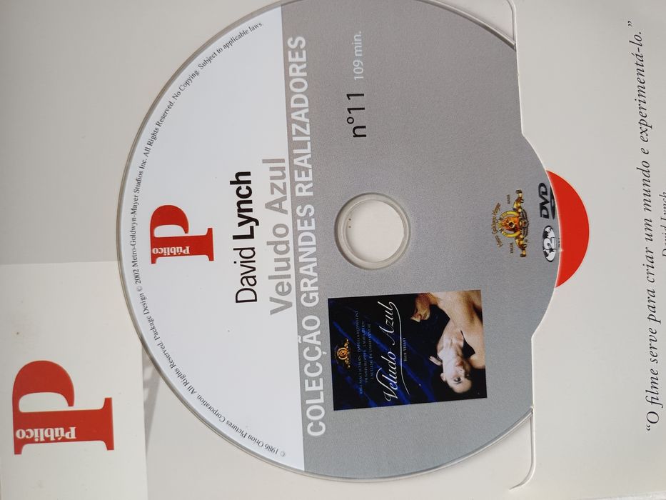 DVD veludo azul .