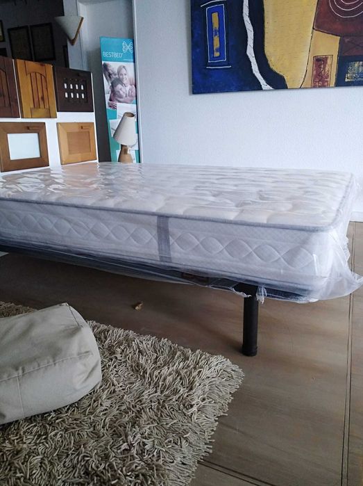 Colchão casal 195 x 140 Ortopédico Plus, NOVO