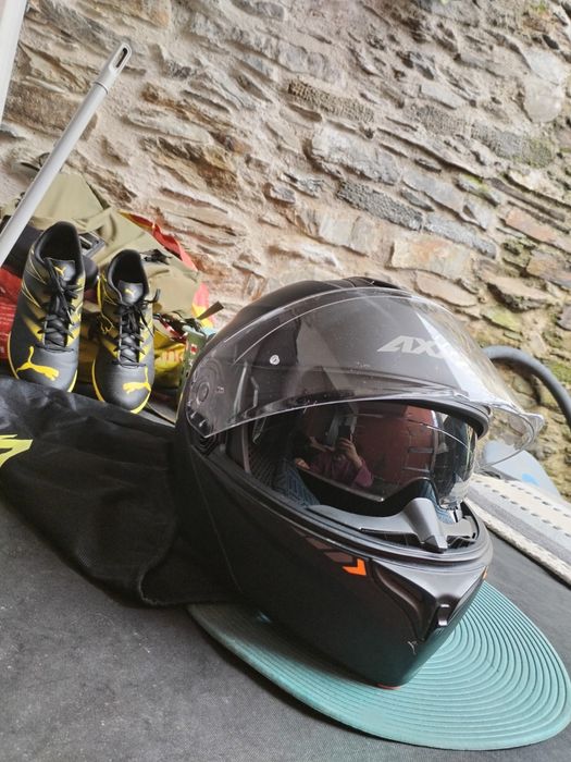 Capacete axxis moto
