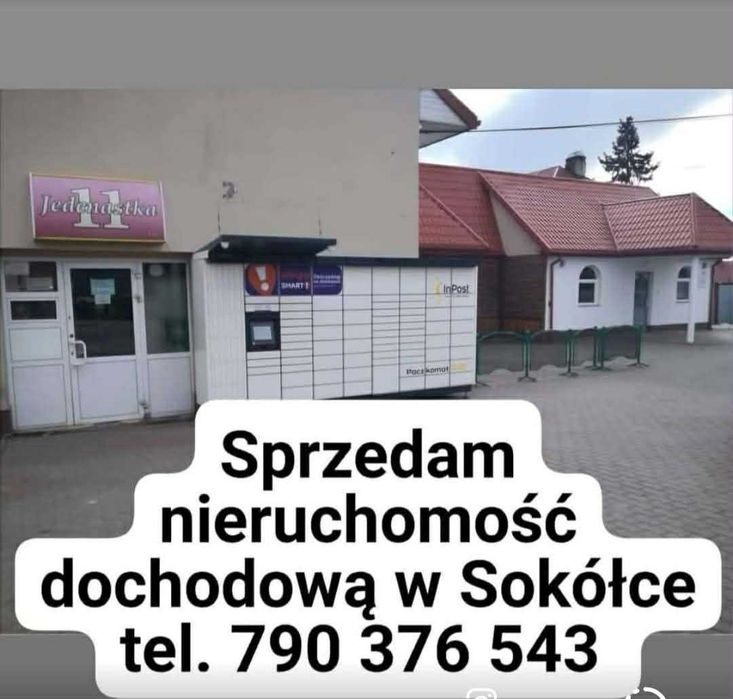 nieruchomość zabudowana budynkiem handlowo-usługowym