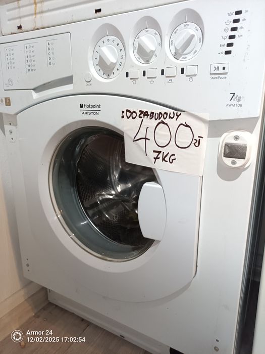 Pralka do zabudowy Hotpoint Ariston 7kg