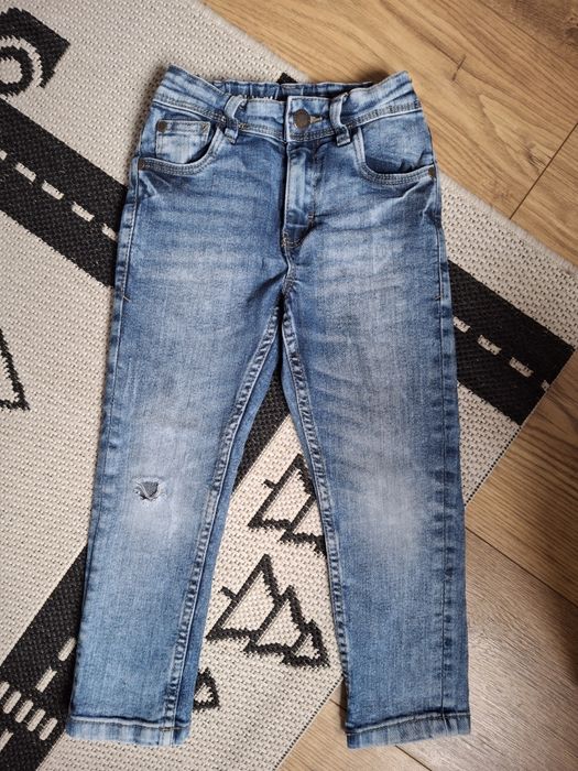 104cm spodnie skinny jeansy Next, jeansy chłopięce rurki