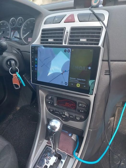 Rádio Android 14 com GPS Peugeot 307 (Artigo Novo)
