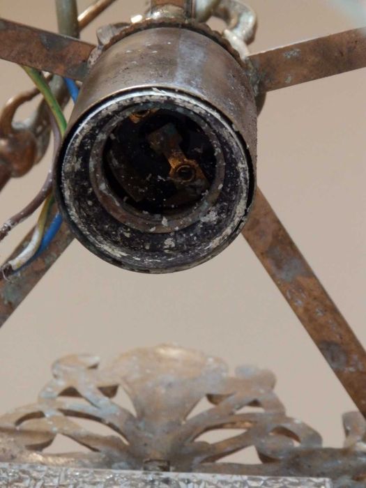 Люстра- Фонарь . Бронза